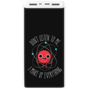 Xiaomi Mi Power Bank 3 20000mAh (PLM18ZM) Белый с принтом 