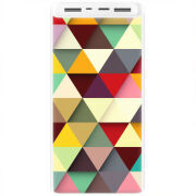 Xiaomi Mi Power Bank 3 20000mAh (PLM18ZM) Белый с принтом 