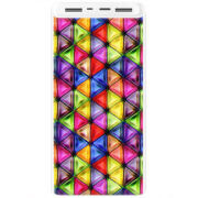 Xiaomi Mi Power Bank 3 20000mAh (PLM18ZM) Белый с принтом 