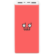 Xiaomi Mi Power Bank 3 20000mAh (PLM18ZM) Белый с принтом 