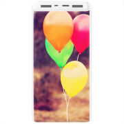 Xiaomi Mi Power Bank 3 20000mAh (PLM18ZM) Белый с принтом 