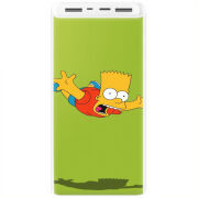 Xiaomi Mi Power Bank 3 20000mAh (PLM18ZM) Белый с принтом 