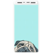 Xiaomi Mi Power Bank 3 20000mAh (PLM18ZM) Белый с принтом 