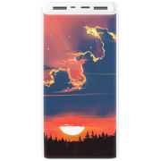 Xiaomi Mi Power Bank 3 20000mAh (PLM18ZM) Белый с принтом Twilight