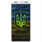 Xiaomi Mi Power Bank 3 20000mAh (PLM18ZM) Белый с принтом Trident