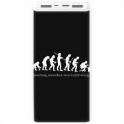 Xiaomi Mi Power Bank 3 20000mAh (PLM18ZM) Белый с принтом 