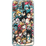 Чехол BoxFace Nokia 2.3 Anime Stickers