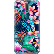 Чехол BoxFace Nokia 2.3 flowers in the tropics