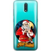 Прозрачный чехол BoxFace Nokia 2.3 Cool Santa