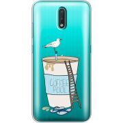 Прозрачный чехол BoxFace Nokia 2.3 Segull in Cofee Pool