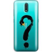 Прозрачный чехол BoxFace Nokia 2.3 Swan question