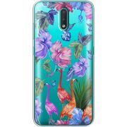 Прозрачный чехол BoxFace Nokia 2.3 Flamingo