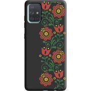 Черный чехол BoxFace Samsung A715 Galaxy A71 Ethno