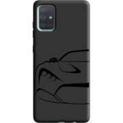 Черный чехол BoxFace Samsung A715 Galaxy A71 Sportcar
