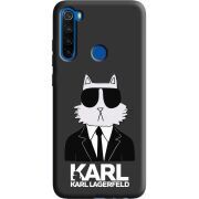Черный чехол BoxFace Xiaomi Redmi Note 8T Cat in Black