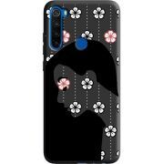 Черный чехол BoxFace Xiaomi Redmi Note 8T Flower Hair
