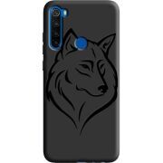 Черный чехол BoxFace Xiaomi Redmi Note 8T Wolf