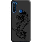 Черный чехол BoxFace Xiaomi Redmi Note 8T Snake