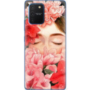 Чехол Uprint Samsung G770 Galaxy S10 Lite Girl in Flowers