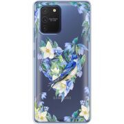 Прозрачный чехол BoxFace Samsung G770 Galaxy S10 Lite Spring Bird