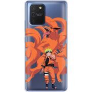 Прозрачный чехол BoxFace Samsung G770 Galaxy S10 Lite Naruto and Kurama