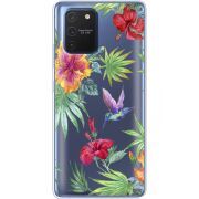 Прозрачный чехол BoxFace Samsung G770 Galaxy S10 Lite Tropical