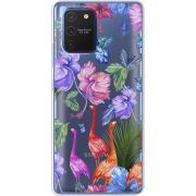 Прозрачный чехол BoxFace Samsung G770 Galaxy S10 Lite Flamingo