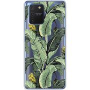 Прозрачный чехол BoxFace Samsung G770 Galaxy S10 Lite Banana Leaves