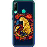 Чехол BoxFace Huawei P40 Lite E Petrykivka Leopard