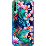Чехол BoxFace Huawei P40 Lite E flowers in the tropics