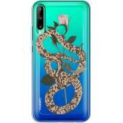 Прозрачный чехол BoxFace Huawei P40 Lite E Glamor Snake