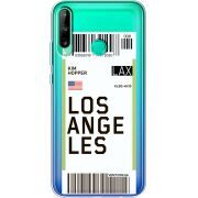 Прозрачный чехол BoxFace Huawei P40 Lite E Ticket Los Angeles