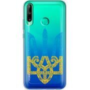 Прозрачный чехол BoxFace Huawei P40 Lite E Gold Trident
