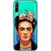 Прозрачный чехол BoxFace Huawei P40 Lite E Фрида Кало