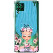 Прозрачный чехол BoxFace Huawei P40 Lite Blue Hair
