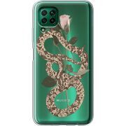 Прозрачный чехол BoxFace Huawei P40 Lite Glamor Snake