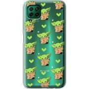 Прозрачный чехол BoxFace Huawei P40 Lite Pattern Baby Yoda