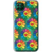 Прозрачный чехол BoxFace Huawei P40 Lite Hippie Flowers