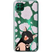 Прозрачный чехол BoxFace Huawei P40 Lite Meow