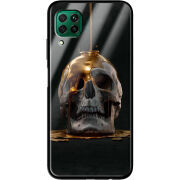 Защитный чехол BoxFace Glossy Panel Huawei P40 Lite Gold Skull