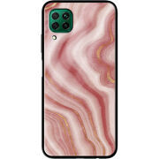 Защитный чехол BoxFace Glossy Panel Huawei P40 Lite Print Marble