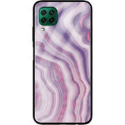 Защитный чехол BoxFace Glossy Panel Huawei P40 Lite Purple Marble