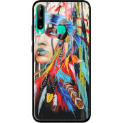 Защитный чехол BoxFace Glossy Panel Huawei P40 Lite E Feather Girl