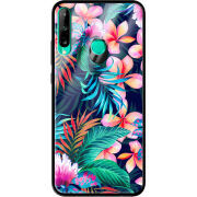 Защитный чехол BoxFace Glossy Panel Huawei P40 Lite E Exotic Flowers