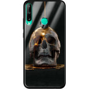 Защитный чехол BoxFace Glossy Panel Huawei P40 Lite E Gold Skull