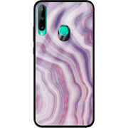 Защитный чехол BoxFace Glossy Panel Huawei P40 Lite E Purple Marble