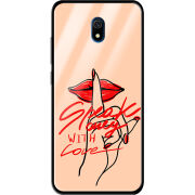Защитный чехол BoxFace Glossy Panel Xiaomi Redmi 8A Speak Only Whith Love