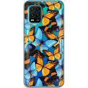 Прозрачный чехол BoxFace Xiaomi Mi 10 Lite Butterfly Morpho