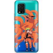 Прозрачный чехол BoxFace Xiaomi Mi 10 Lite Naruto and Kurama