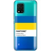 Прозрачный чехол BoxFace Xiaomi Mi 10 Lite Pantone вільний синій